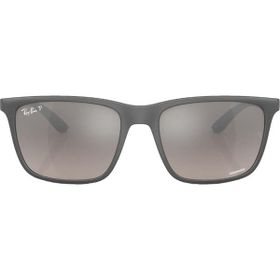 Ray-Ban 4385 6017/5J 58 Erkek Gri Köşeli Çerçeve Güneş Gözlüğü