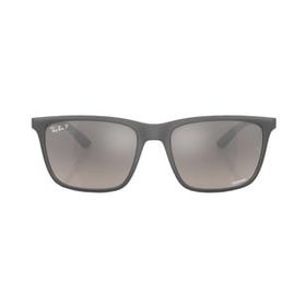 Ray-Ban 4385 6017/5J 58 Erkek Gri Köşeli Çerçeve Güneş Gözlüğü