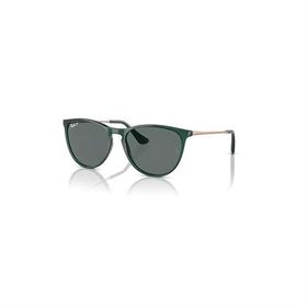 Ray-Ban Junior RJ 9060S 713081 50 Erika Polarize Çocuk Oval Yeşil Kemik Güneş Gözlüğü
