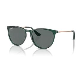 Ray-Ban Junior RJ 9060S 713081 50 Erika Polarize Çocuk Oval Yeşil Kemik Güneş Gözlüğü