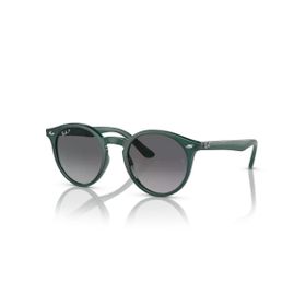 Ray-Ban Junior RJ 9064S 7130T3 44 Polarize Çocuk Oval Yeşil Kemik Güneş Gözlüğü