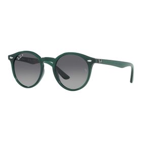 Ray-Ban Junior RJ 9064S 7130T3 44 Polarize Çocuk Oval Yeşil Kemik Güneş Gözlüğü