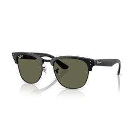 Ray-Ban RB 0504S 67839A 51 Clubmaster Reverse Polarize Unisex Kare Siyah Kemik Güneş Gözlüğü