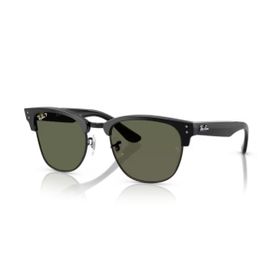 Ray-Ban RB 0504S 67839A 51 Clubmaster Reverse Polarize Unisex Kare Siyah Kemik Güneş Gözlüğü