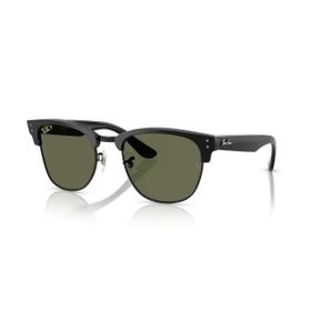 Ray-Ban RB 0504S 67839A 54 Clubmaster Reverse Polarize Unisex Kare Siyah Kemik Güneş Gözlüğü