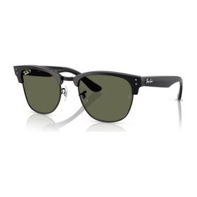 Ray-Ban RB 0504S 67839A 54 Clubmaster Reverse Polarize Unisex Kare Siyah Kemik Güneş Gözlüğü