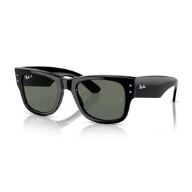 Ray-Ban RB 0840S 90158 51 Mega Wayfarer Polarize Siyah Kemik Unisex Güneş Gözlüğü