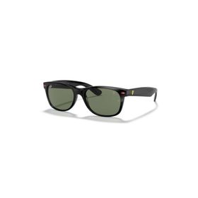 Ray-Ban RB 2132M F60131 55 Scuderia Ferrari New Wayfarer Oval Siyah Kemik Unisex Güneş Gözlüğü