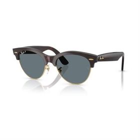 Ray-Ban RB 2341 9903R 54 Clubmaster Way Oval Kırçıllı Kırmızı Kombine Unisex Güneş Gözlüğü