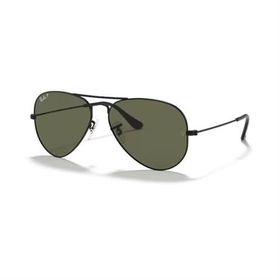 Ray-Ban RB 3025 00258 58 Aviator Large Polarize Damla Metal Siyah Metal Unisex Güneş Gözlüğü