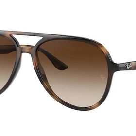 Ray-Ban RB 4376 71013 57 Pilot Kırçıllı Kahverengi Kemik Unisex Güneş Gözlüğü