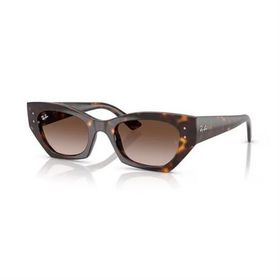 Ray-Ban RB 4430 135913 49 Zena Kadın Geometrik Kırçıllı Kahverengi Kemik Güneş Gözlüğü