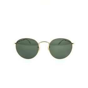 Ray-Ban RB3447 001/50 21 Round Metal Gold Unisex Güneş Gözlüğü