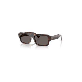 Ray-Ban RB4454 1359B1 56 Lukas Unisex Dikdörtgen Kırçıllı Kahvernegi Kemik Güneş Gözlüğü