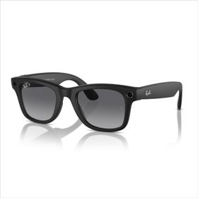 Ray-Ban Wayfarer Polarize Mat Siyah Degrade Grafit Meta Akıllı Gözlük