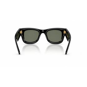 Ray-Ban Wayfarer Puffer 4940 601/30 50 Siyah Gümüş Güneş Gözlüğü
