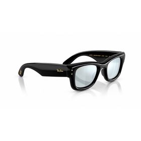 Ray-Ban Wayfarer Puffer 4940 601/30 50 Siyah Gümüş Güneş Gözlüğü