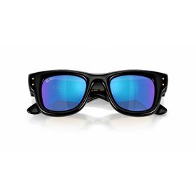 Ray-Ban Wayfarer Puffer 4940 601/55 47 Siyah Mavi Güneş Gözlüğü