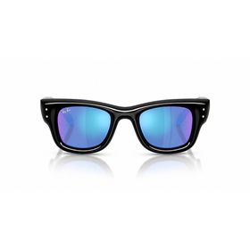 Ray-Ban Wayfarer Puffer 4940 601/55 50 Siyah Mavi Güneş Gözlüğü