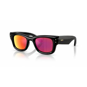 Ray-Ban Wayfarer Puffer 4940 601/6Q 47 Siyah Turuncu Güneş Gözlüğü