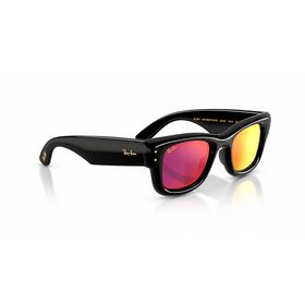 Ray-Ban Wayfarer Puffer 4940 601/6Q 47 Siyah Turuncu Güneş Gözlüğü