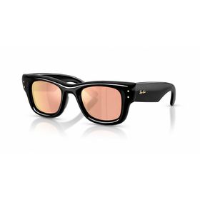 Ray-Ban Wayfarer Puffer 4940 601/7J 47 Siyah Rose Gold Güneş Gözlüğü