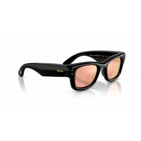 Ray-Ban Wayfarer Puffer 4940 601/7J 50 Siyah Rose Gold Güneş Gözlüğü