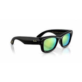 Ray-Ban Wayfarer Puffer 4940 601/8N 47 Siyah Yeşil Güneş Gözlüğü
