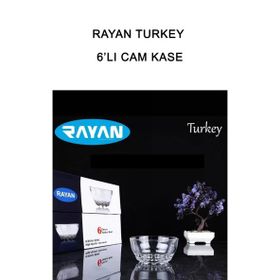 Rayan RT-RYL-HMR10758 Turkey 6'lı Cam Kase