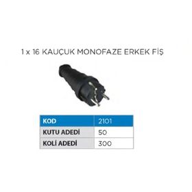 Rayko Kauçuk Monofaze Erkek Fiş