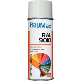 RayMax Düz Renkler RAL-9010 Beyaz Sprey Boya