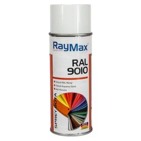 RayMax Düz Renkler RAL-9010 Beyaz Sprey Boya