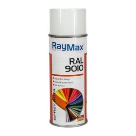 RayMax Düz Renkler RAL-9010 Beyaz Sprey Boya