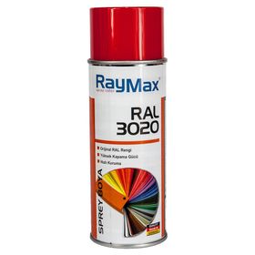 Raymax RAL 3020 Trafik Kırmızı 400 ml Sprey Boya
