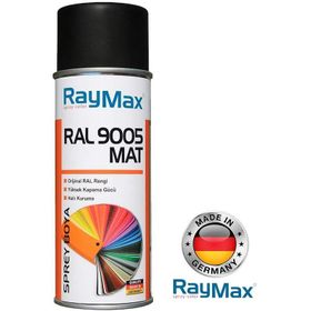 Raymax RAL 9005 Siyah Mat 400 ml Sprey Boya