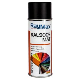 Raymax RAL 9005 Siyah Mat 400 ml Sprey Boya