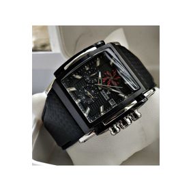 Raymond Swiss 8309 Siyah Köşeli Erkek Kol Saati
