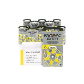 Rayovac Extra 6x10 60 Adet 10 Numara İşitme Cihazı Pili