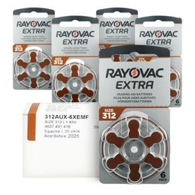 Rayovac Extra 6x5 30 Adet 312 Numara İşitme Cihazı Pili