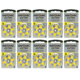 Rayovac Extra Advanced 6'lı 10 Numara 10 Paket PR70 Işitme Cihazı Pili