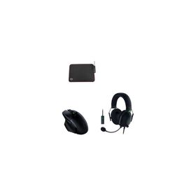 Razer Basilisk X HyperSpeed Kablosuz Gaming Mouse + Razer BlackShark v2 USB Enhancer + Trust GXT 758 XXL Mousepad