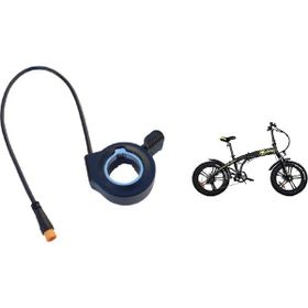 Rbk RKS XS25 Pro 3 Pinli Erkek Giriş Siyah Elektrikli Bisiklet Gaz Kolu