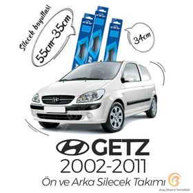 RBW 2002-2009 Hyundai Getz Ön Arka Silecek Seti