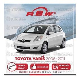 RBW 2006-2011 Toyota Yaris Muz Silecek Takımı