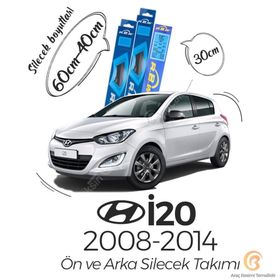 RBW 2008-2018 Hyundai i20 Ön Arka Silecek Seti