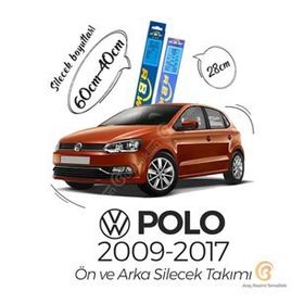 RBW 2009-2017 Volkswagen Polo Ön ve Arka Silecek Seti
