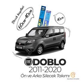 RBW 2011-2021 Fiat Doblo Ön Arka Silecek Seti