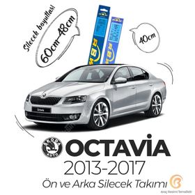 RBW 2013-2017 Skoda Octavia Ön ve Arka Silecek Seti
