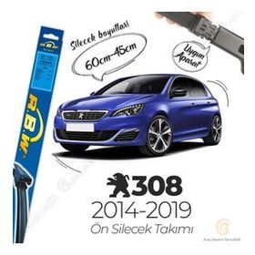 RBW 2014-2019 Peugeot 308 Muz Silecek Takımı