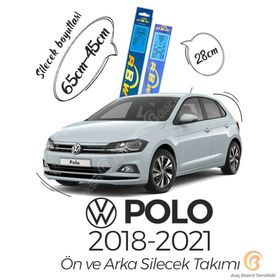 RBW 2018-2021 Volkswagen Polo Ön ve Arka Silecek Seti